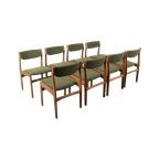 Set Van 8 Refurbished Deense Stoelen 68968A thumbnail 1