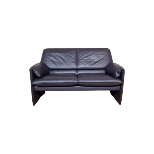 Leolux Bora Beta - 2 Zits Bank -Aubergine - Leder - Design