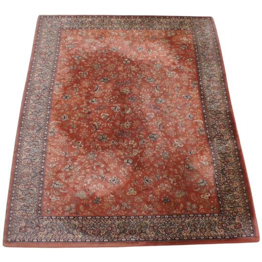 Erg Leuk Vloerkleed/ Tapijt In Oosterse Stijl Met Onder Andere Oudroze En Rode Tinten 298X201Cm 1