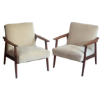 Set Vintage Deense Midcentury Fauteuils Easy Chairs 1960’S thumbnail 1
