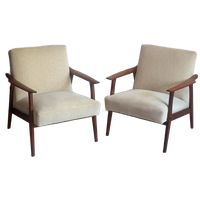 Set Vintage Deense Midcentury Fauteuils Easy Chairs 1960’S
