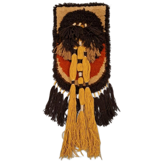 Jaren 70 Vintage Wandkleed Smyrnafix Smirna Retro Wandkleed 1