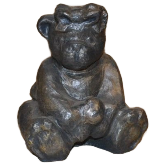 Teddybeer Beeldje Betonnen Tuinbeeld 1