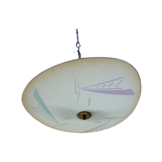 Vintage Space-age Hanglamp Inva Litoměřice 1