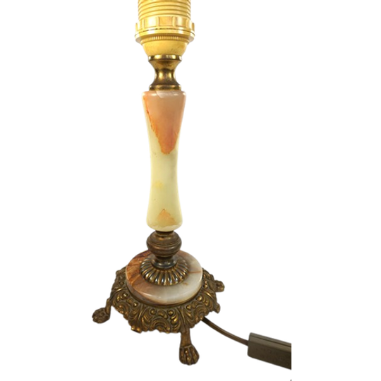 Vintage Lampvoet / Tafellamp Marmer 1