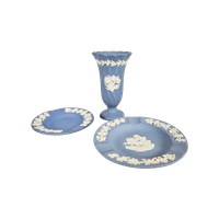 Wedgwood - Blue Jasperware - Lotje (3) - Engeland - 1970'S