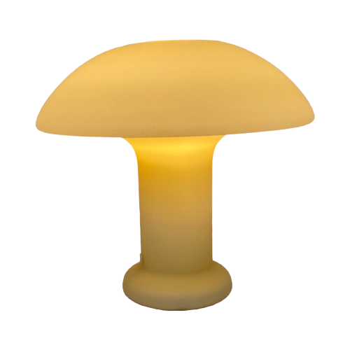 Hustadt Leuchten - Pop Art / Space Age Design - Mushroom Lamp - Glass - Model 496