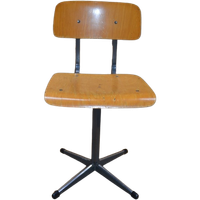 Schoolstoeltje Retro Verstelbare Rugleuning Kinderstoel