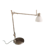 Bureaulamp - Tafellamp - Metaal - Zilverkleurig - Verstelbaar thumbnail 1