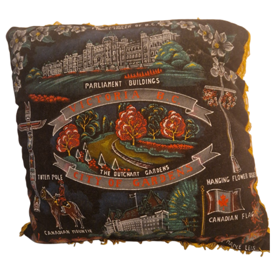 Vintage Souvenier Kussen Canada 1