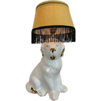 Vintage Tafellamp Van Keramieken Labrador thumbnail 1