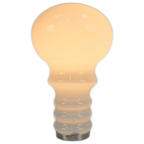 Vintage Space Age Bulb Tafellamp Wit Glas 1970’s Germany thumbnail 1
