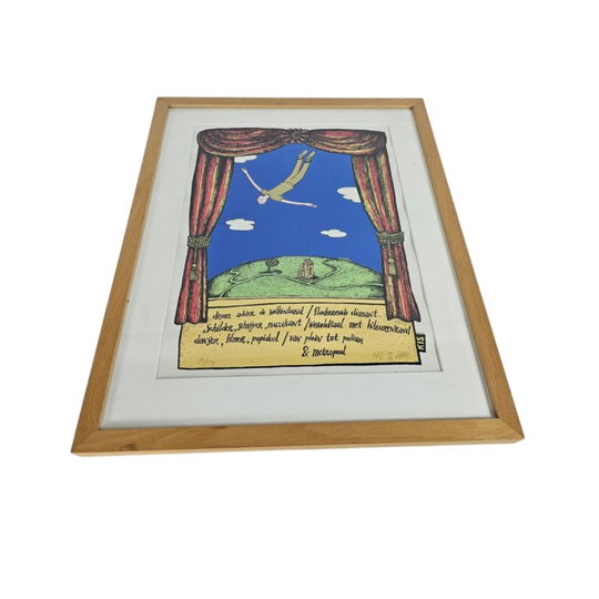 Kiss - Litho - 'droom Achter De Wolkenband - Flonkerend Diamant - Beperkt Oplage - 1999 1