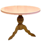 Ronde Salon/wijntafel Restyle Peach Hout Brocante thumbnail 1