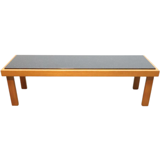 Salontafel Hout Graniet Zwart 1
