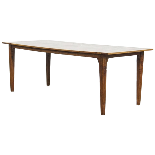 Karaktervolle Antieke Franse Eikenhouten Eettafel Voor 6 Tot 8 Personen Met Originele Details 1