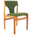 Stoel In De Stijl Van Erik Buch New Upholstered Vintage Deens thumbnail 1