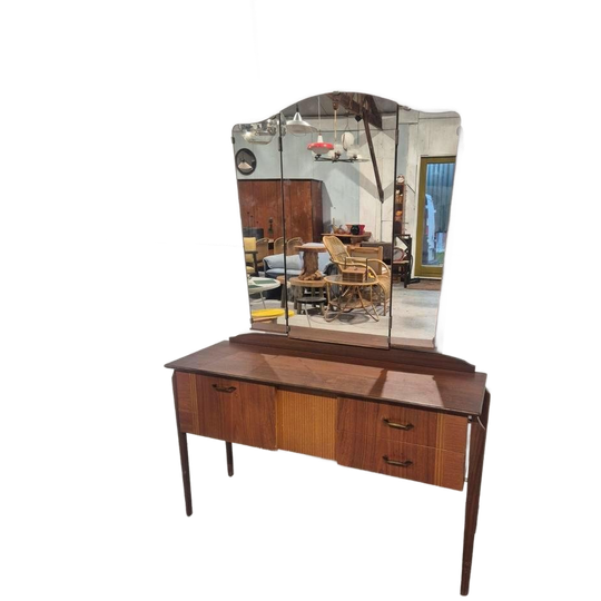 Louis Van Teeffelen Voor Webe Vintage Teak Kaptafel 1