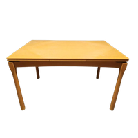 Vintage Eettafel Met 6 Stoelen Met Ploegstof
