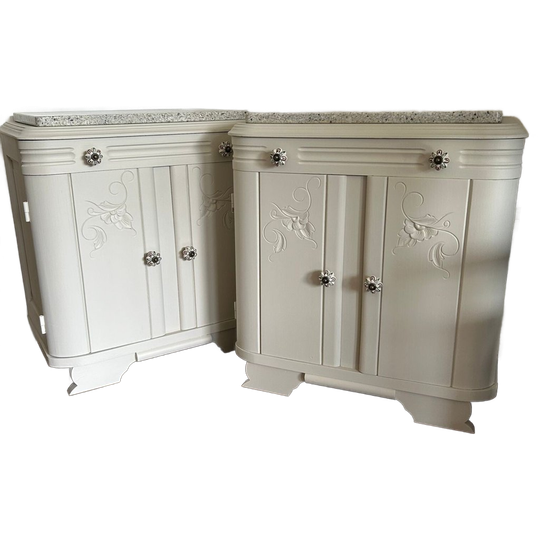 Set Nachtkastjes Marmer Chateau 1