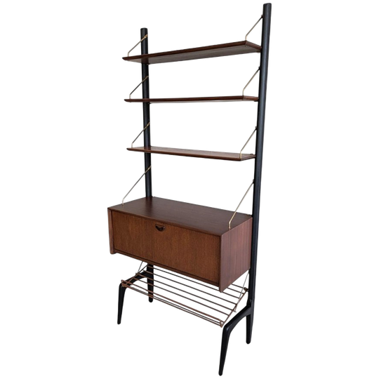 Vintage, Modulair Wandmeubel, Louis van Teeffelen 1