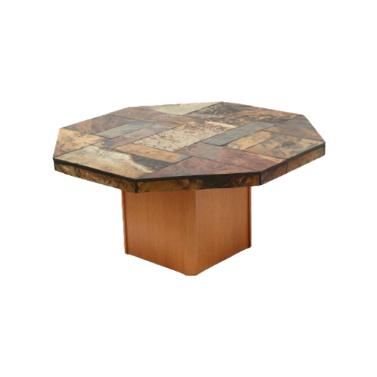 Vintage Brutalist Salontafel Gemaakt In De Jaren '70 1