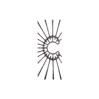 1980’s Sculptural Brutalist Door Fixture/wall Sculpture / Wanddecoratie / Muurdecoratie
