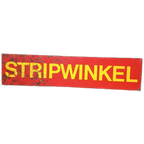Vintage Reclamebord Van Een Stripwinkel thumbnail 1