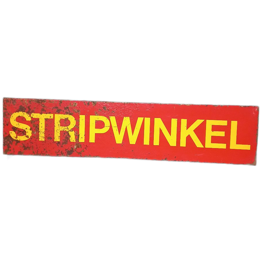 Vintage Reclamebord Van Een Stripwinkel 1