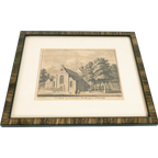 St. Janskerk En De Hoofdwacht - 1750 - Gravure Door Hendrik Spilman Uit 1744, Naar Jan De Beijer. thumbnail 1