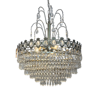Vintage Xl Kristallen Kroonluchter Hanglamp Zakkroonluchter