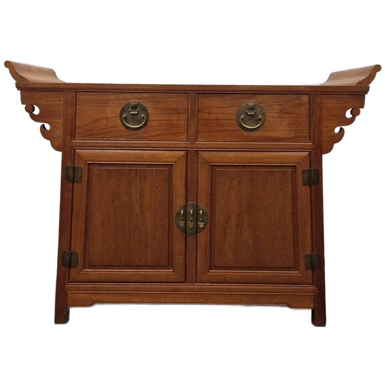 Oosterse Vintage Kast Vintage Dressoir Japandi Wandkast 1