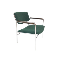 2 X Gijs Van Der Sluis Stoelen | Faeuils Chromen Frame Ploeg