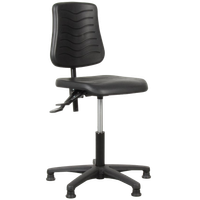 Rodachair Gm160 Werkstoel, Zwart, Geen Armleggers