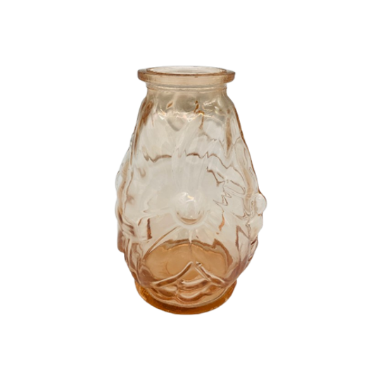 Vintage Vaasje Persglas Peach 1