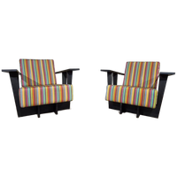 2X Neil David F1 Fauteuil - Essenhout - Design - Nieuwstaat