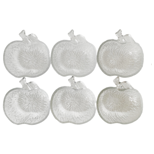 Set Glazen Appelschaaltjes Vintage 1