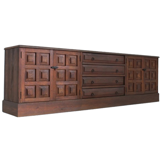 Vintage Brutalist Sideboard Dressoir 1