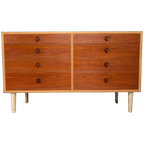 Vintage Dubbele Ladekast, Borge Mogensen, Deens Design thumbnail 1