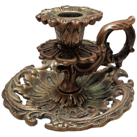 Vintage Bronzen Kandelaar 1