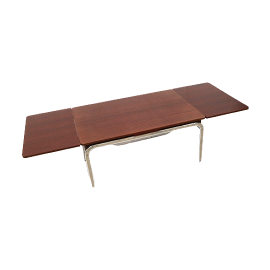 Vintage Uitschuifbare Eettafel Gemaakt In De Jaren '70 1
