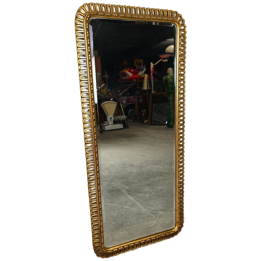 Langwerpige Vergulde Spiegel 1