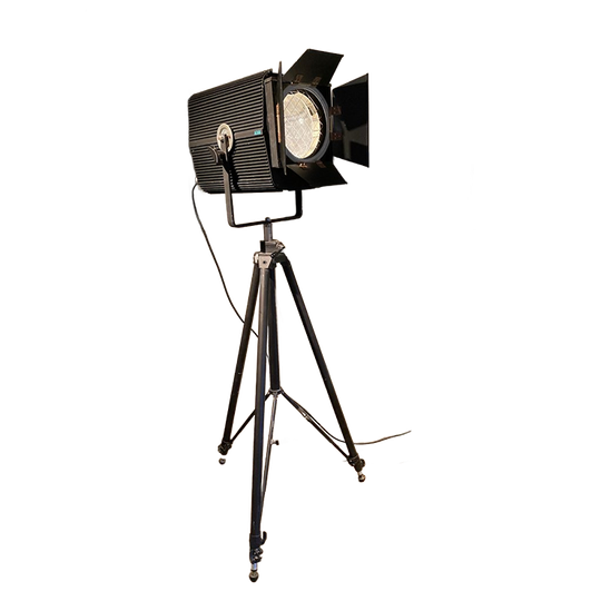 Unieke Theaterlamp Op Driepoot Jaren 80 1