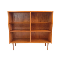 Vintage Deense Hundevad Boekenkast | Vakken | Teak Wandkast