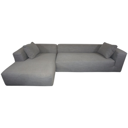 Nordic Collection | Kornum Hoekbank + Ligstoel 2,5-zits, Chaise Longue Links Grijs 1