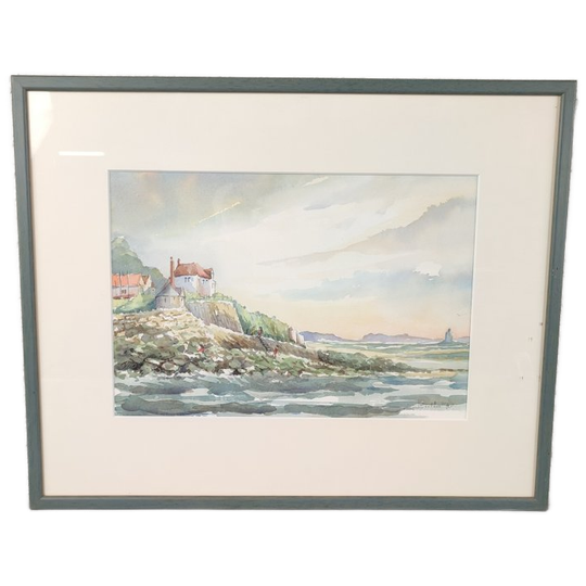 Walter Lootens - Aquarel - Zicht Uit Mousehole 1