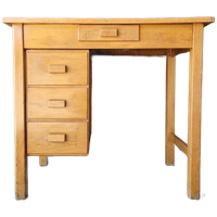 Bruynzeel Vintage Bureau Jaren 50 Bureautje Piet Zwart