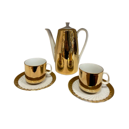 Kop En Schotel Set Van 2 Met Koffiekan | Kerst 1