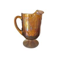 Indiana Glass Company Carnaval Glazen Pitcher Druiven.