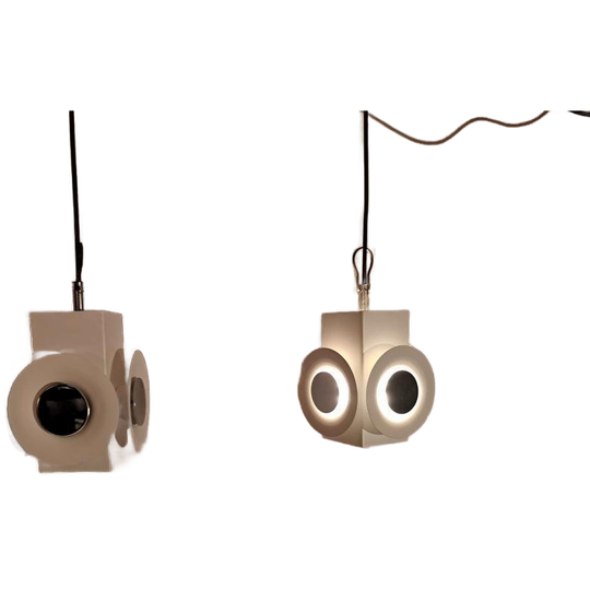 2 Vintage Temde Hanglampen 1